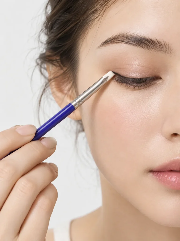 Angled Liner · Indigo — in use