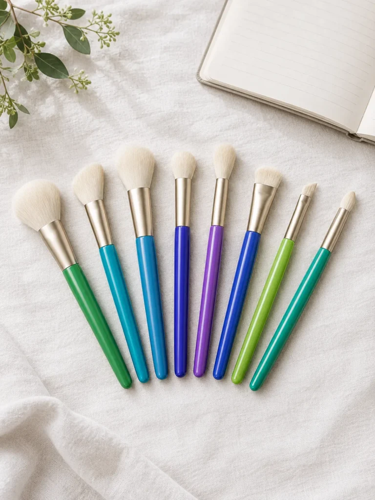Cool Eye Set · 8 Brushes — in use