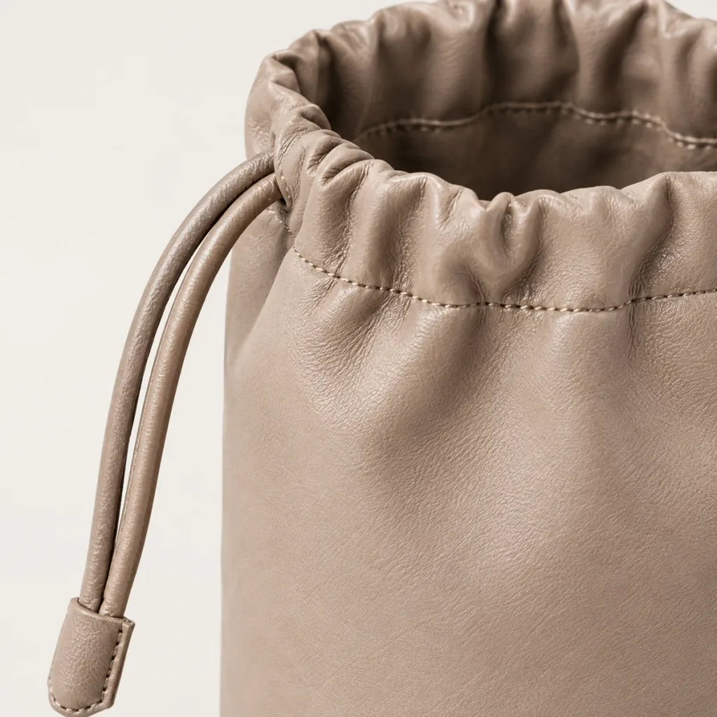 Stand-Up Brush Pouch — detail