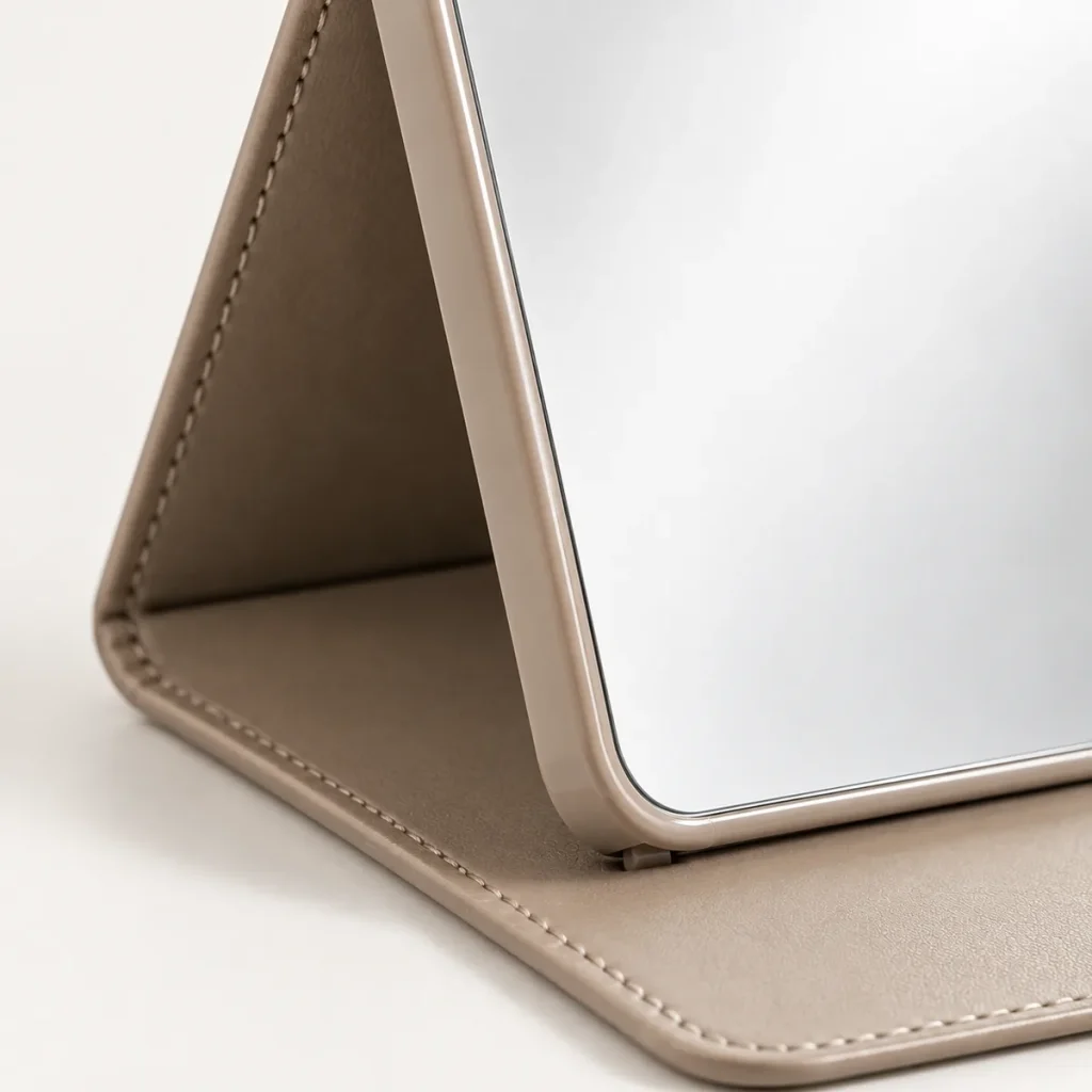 Tabletop Fold Mirror — detail