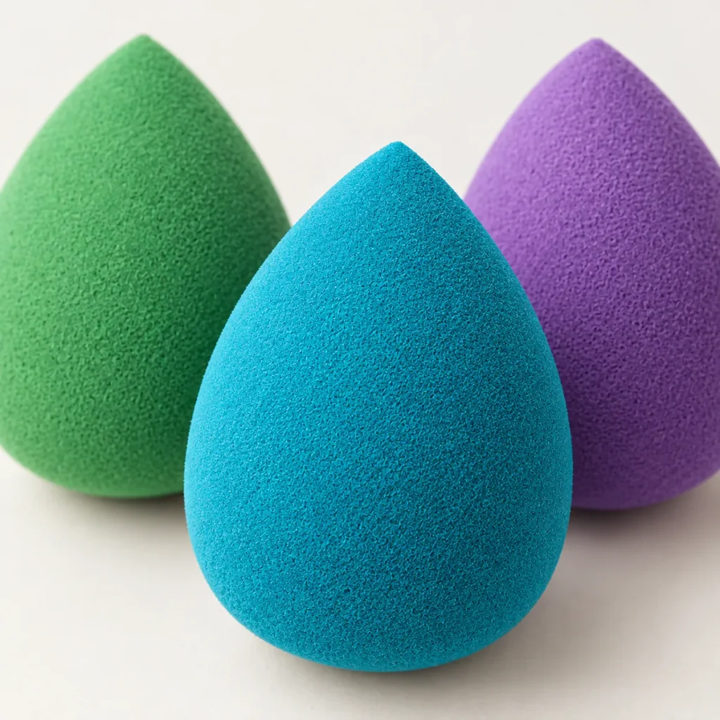 Teardrop Sponge Trio · Cool — detail