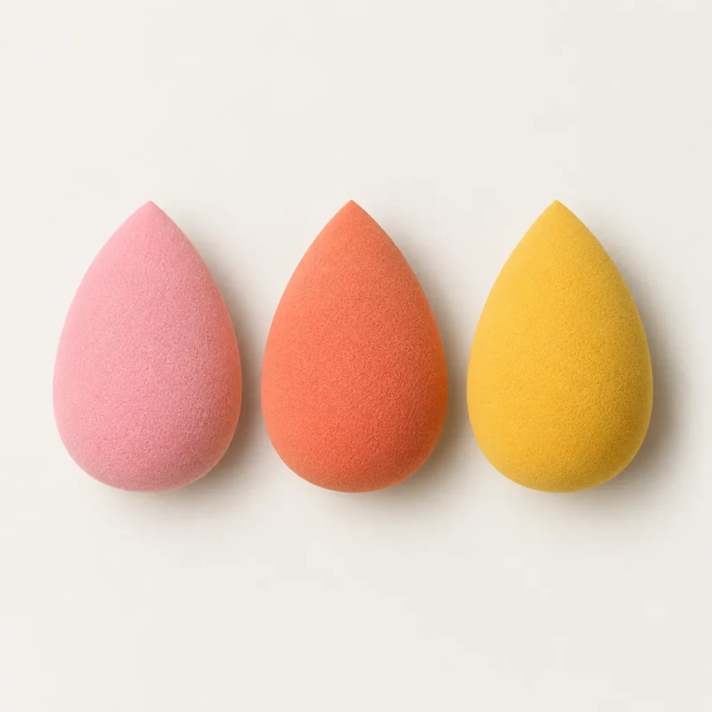 Teardrop Sponge Trio · Warm — product photo