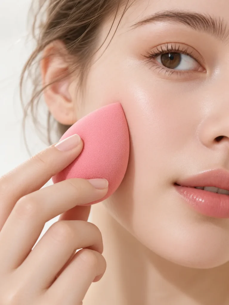 Teardrop Sponge Trio · Warm — in use