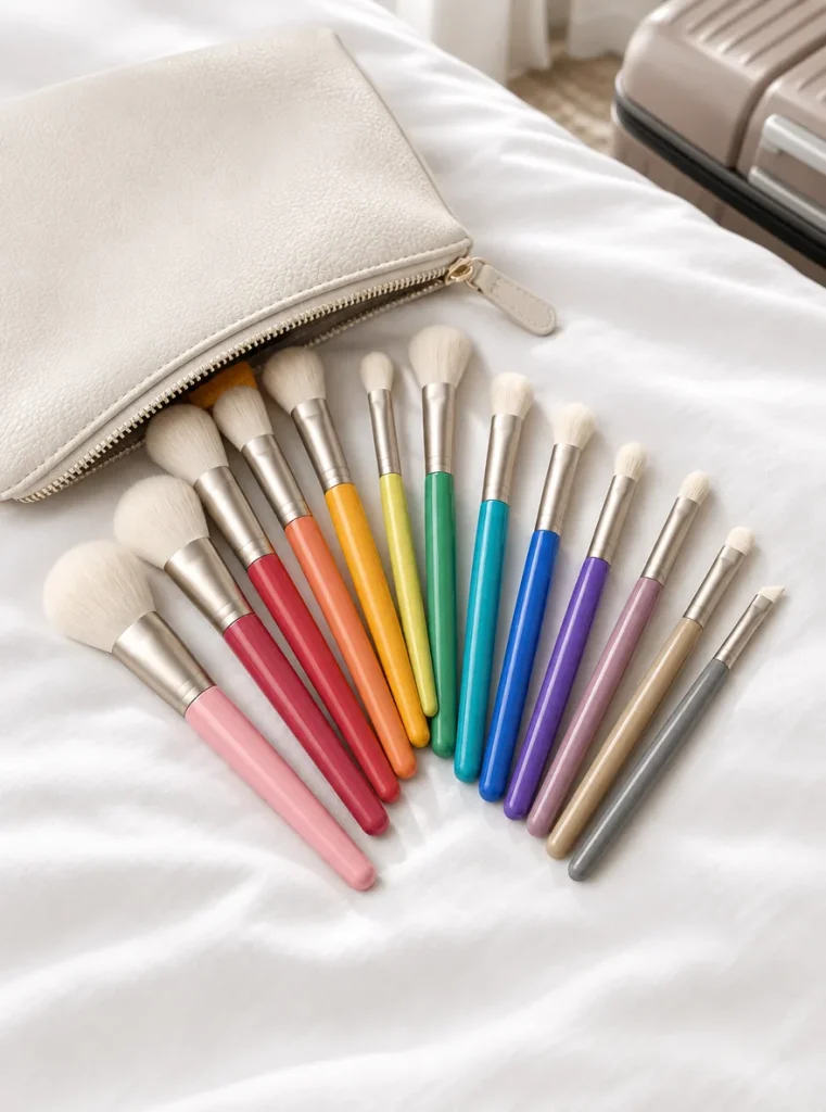 Travel Spectrum · 12 Mini Brushes — in use