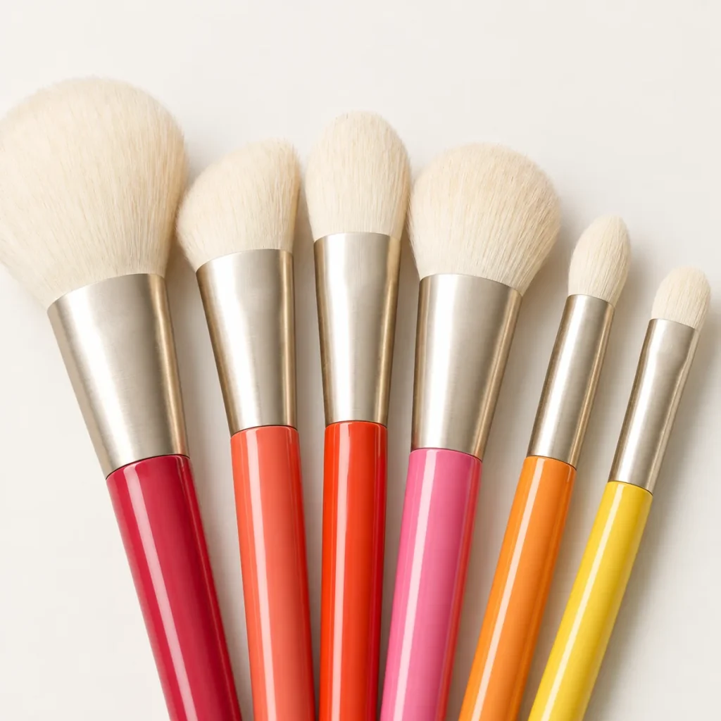 Warm Base Set · 6 Brushes — detail